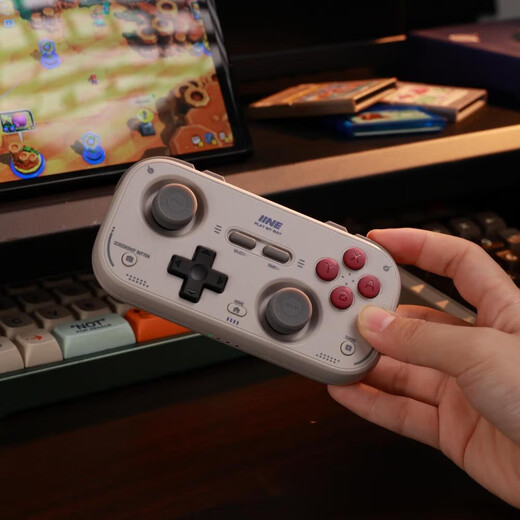 Good Value (IINE) Retro Card Game Controller Switch2 Wake-Up Mini Controller Somatosensory Hall Rocker Android IOS Mobile Phone PC Car Gamer Pokémon ZA NS2 Accessories