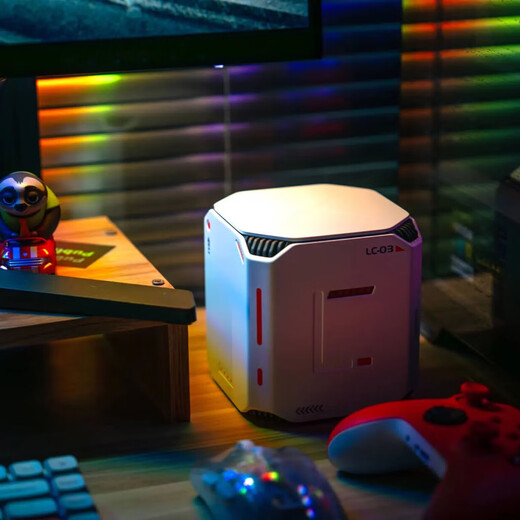 Lazymao Weifu LC-03AI private cloud mini host file data backup multi-terminal interoperability mobile phone tablet expansion smart photo album linux operating system assembly computer space white Intel Ai chip + 32GB memory 2TB