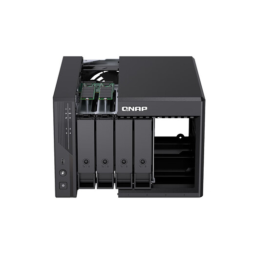 威联通（QNAP）Qu405企业级家庭存储 N355 16G内存 16T容量四盘位网络存储NAS私有云 AI相册手机备份 网盘服务器