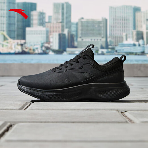 ANTA (ANTA) Shenxing lite丨Men's Commuting Sports Shoes Spring and Summer New Wear-Resistant Jogging Shoes Comprehensive Training Shoes Leather Black-7 40 (Male 7)
