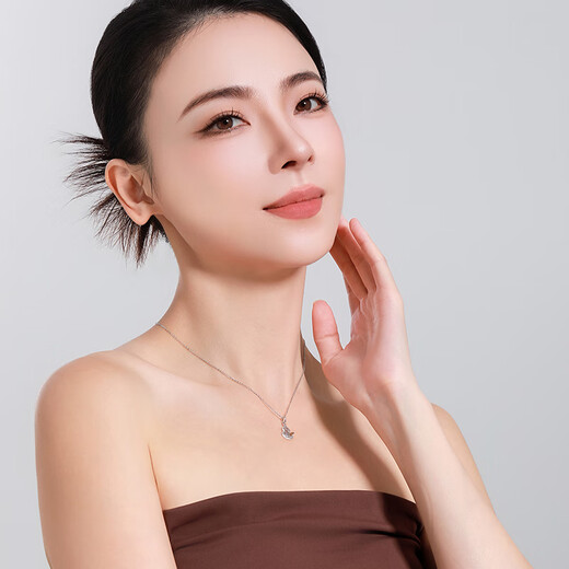 Mengjinyuan Platinum Pendant Crushed Ice Butterfly Gourd Exploding PT950 Platinum Pendant as a Birthday Gift for My Girlfriend, Weight Approximately 2.70g