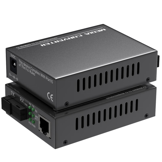 Émetteur-récepteur à fibre optique Tengfei paire Gigabit 20KM monomode convertisseur optique à fibre électrique surveillance du réseau interface SC émetteur-récepteur optique adaptatif