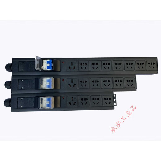 Fengxi high power 32A8000W63A12000W industrial row socket air switch anti-overload PDU power supply extra long wiring board 1 position 16A + 9 position 10A wireless 80A air switch 16000W