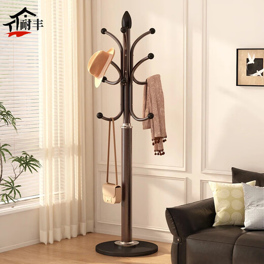 Naifeng clothes hanger floor-standing coat rack bedroom home simple clothes hanger simple vertical Internet celebrity clothes hanging rod indoor bag rack