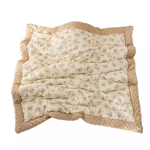 JCZS German brand baby beanie quilt baby small quilt type A pure cotton all-season newborn children's quilt spring and autumn German quality Vanilla Story-beanie quilt cover-core not included 120x100cm