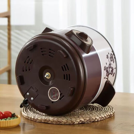 Electric stew pot, steamer, electric cooking pot, stew pot, casserole pot, stew and steam, all-in-one food supplement pot, stew soup cup, electric stew pot, electric casserole pot, stew pot, stew water-proof porridge, multifunctional red porcelain electric stew pot 4.5L