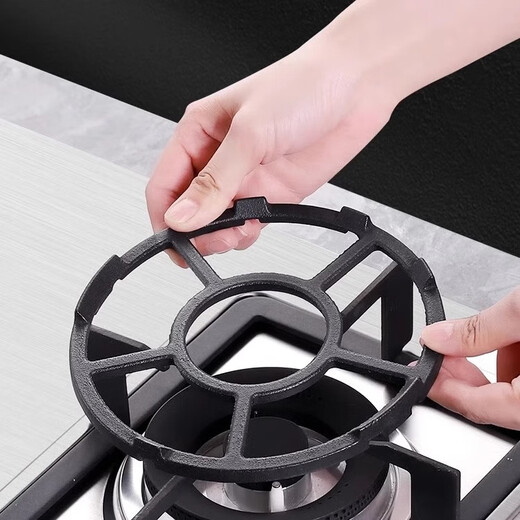 Liangmu gas stove rack, pot rack, stove rack, small pot, milk pot, casserole, non-slip rack, gas stove rack, pot rack, stove rack, small pot, gas stove bracket, 1 piece with inner ring, upgraded cast steel