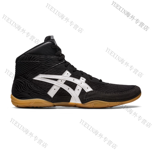 ASICS Fighting Wrestling Shoes MATFLEX7 Boxing Deadlift Fitness Comprehensive Training Shoes Official Flagship Authentic White Black Pink (It is recommended to take one size larger) 1081A05 42 US9H (267.5)