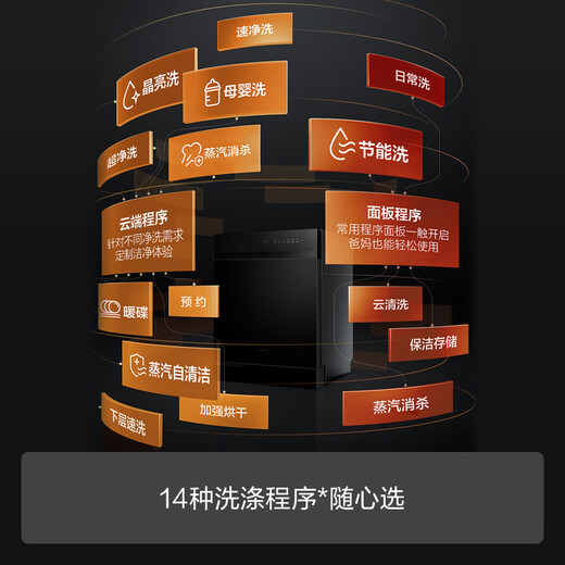 FOTILE's blockbuster new product 02-V16 built-in household dishwasher, super large capacity pots and dishes washed at the same time 100, steam sterilization, hot air drying, high-energy bubble washing 19 sets + 2*capacity 02-V16 blockbuster new product