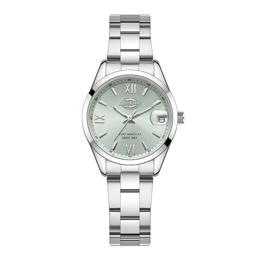 Dickies women's watch simple light luxury calendar luminous quartz watch New Year gift for girlfriend New Year's Eve CL-675 Green