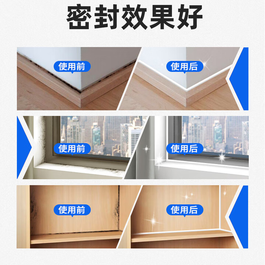 Sanhe Glass Glue Sealant Neutral Universal Silicone Glue Waterproof and Shockproof Durable Sealing EC301 Transparent 270ml