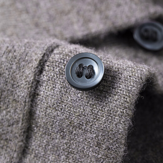 Shanshan (FIRS) 100% sheep wool sweater men's autumn and winter thickened warm semi-worsted easy-care business casual sweater