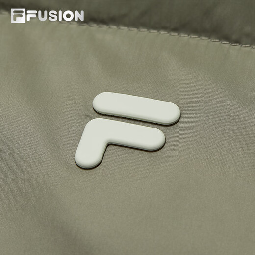 FILA FUSION Fila trendy brand down jacket for women 2025 winter new fashion casual stand collar warm jacket Mocha Brown-BN S 160/80A/S