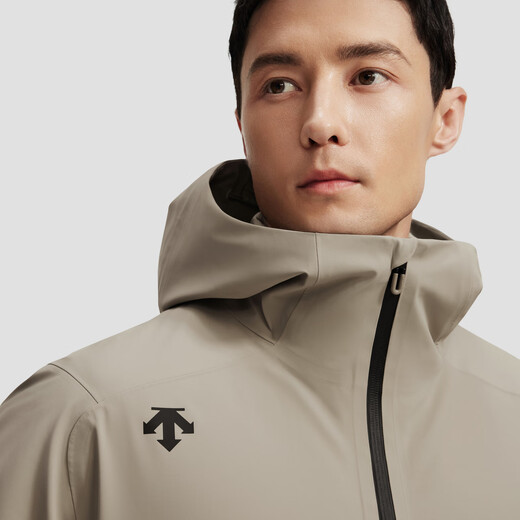 迪桑特（DESCENTE）迪桑特综训训练运动健身男士羽绒内胆三合一冲锋衣两件套 BR-棕色 L (175/96A)