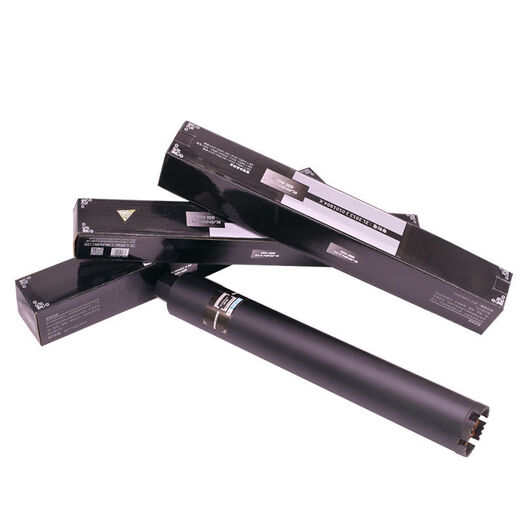 Ye Yukeneng water drill bit lengthened 450 air conditioning concrete wall expansion dry and wet dual-use diamond water drill bit 20x450mm