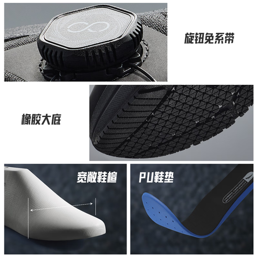 ANTA PG7丨Shenxing 13PRO丨Men's shock-absorbing anti-slip commuting training shoes running sneakers 112547711