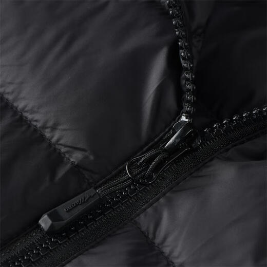 Mizuno (MIZUNO) outdoor lightweight down vest men's short autumn and winter inner and outer vest stand collar vest black 2XL