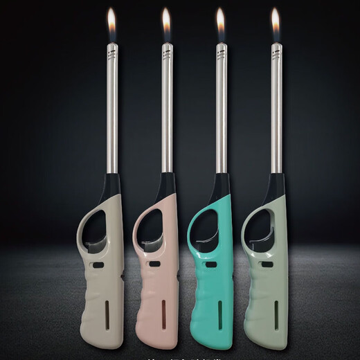 Ignition gun electronic lighter kitchen special carbon fire lighter household barbecue utensils 073 model 2 pieces