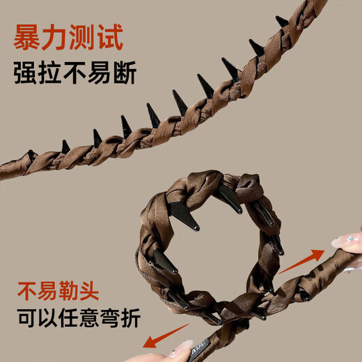 High-ceiling summer headband for women 2025 new daily wear special headband for face washing hairpins and hair bundles gift 2# black satin