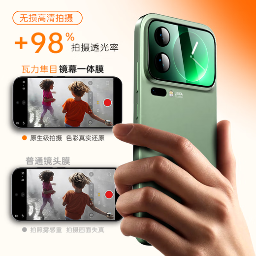 Walli AR anti-reflective film suitable for Xiaomi 17promax lens film back screen integrated film XIAOMI17pm rear camera tempered protective film anti-fingerprint glare positioning second sticker