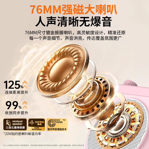 Good Shepherd Wireless Magnetic Lavalier Microphone Little Bee Amplifier Teacher’s Special Bluetooth Anti-Howling Speaker Class Guide Outdoor Explanation High-Power Amplifier Teacher’s Day Gift