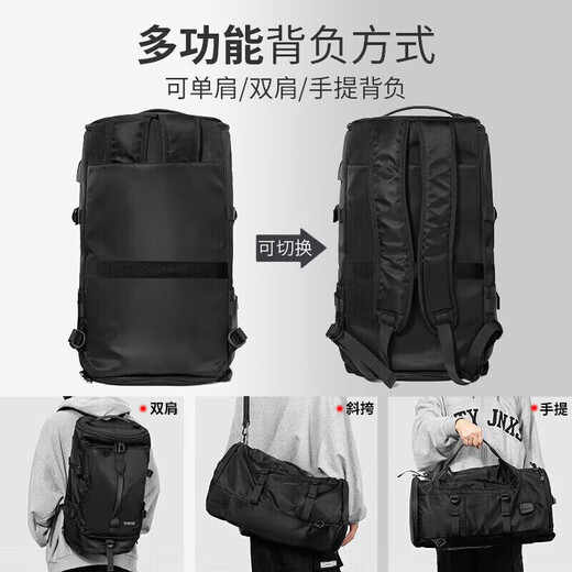 回力旅行包大容量短途男女双肩健身包男背包单肩手提运动行李包斜挎包