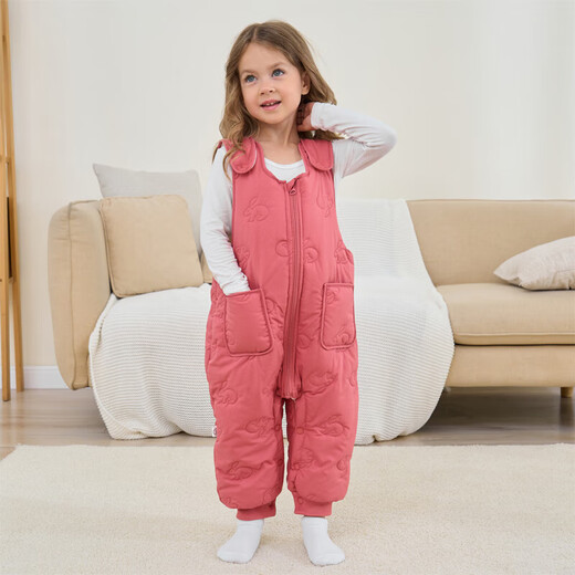 Children's overalls for boys and girls in autumn and winter, one-piece velvet cotton pants, baby open-fit children's infant thickened outer pants, quiet gray 90 Height 75-85cm/weight 25Jin Jin is equal to within 0.5 kg