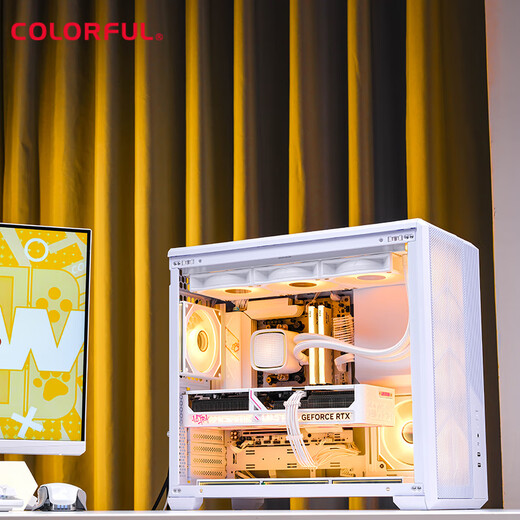 Colorful RTX5070Ti/5080 graphics card/i7 14700KF/U7 265KF/Delta mobile game e-sports live desktop assembly computer host complete machine DIY assembly machine U7 265KF+RTX5070丨subsidy