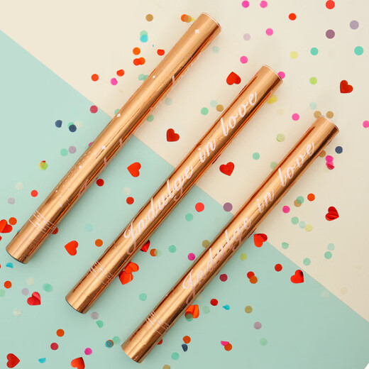 OYKTN Wedding Cannons Candle Wedding Supplies Handband Petal Rain Light Stage Wedding 1 Pack 40 Model Petal Rain Rose Red