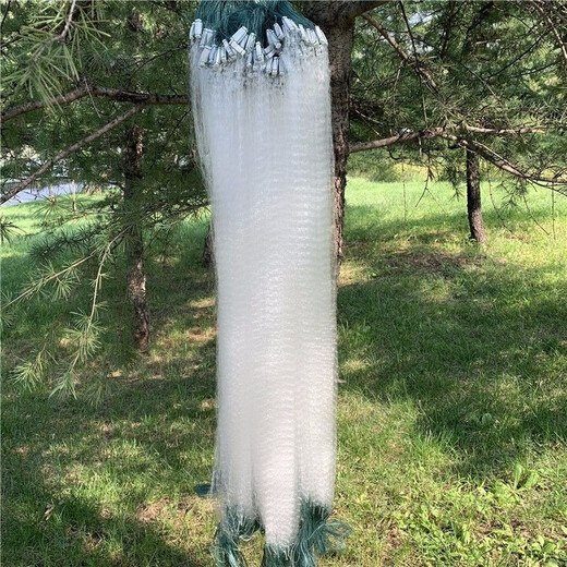 Luo Zhudou wire mesh fishing net three-layer sunken net single-layer floating net hanging fish net white striped crucian carp carp single-layer floating net 1 finger 6 meters 0.7 meters high