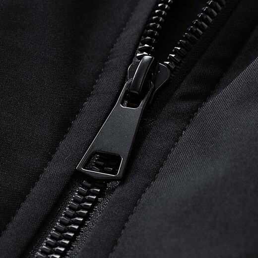 Cat Man Jacket Men's Autumn and Winter Velvet Thickened Baseball Collar Versatile Business Casual Jacket Top Black XL