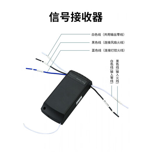 Three-speed remote control universal enhanced wireless control upgraded model + receiver