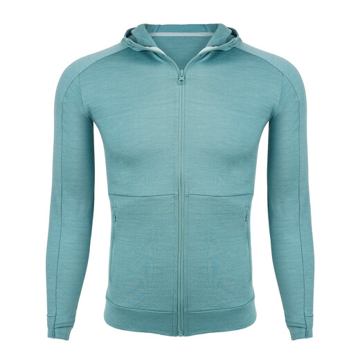 Gray Shell Spring and Autumn Men's Jacket Thin Merino Wool Windproof Warm Breathable Sun Protection Outdoor Top Light Green L - Recommended weight 135-150 Jin Jin equals 0.5 kg