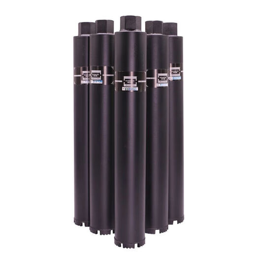 Ye Yukeneng water drill bit lengthened 450 air conditioning concrete wall expansion dry and wet dual-use diamond water drill bit 20x450mm