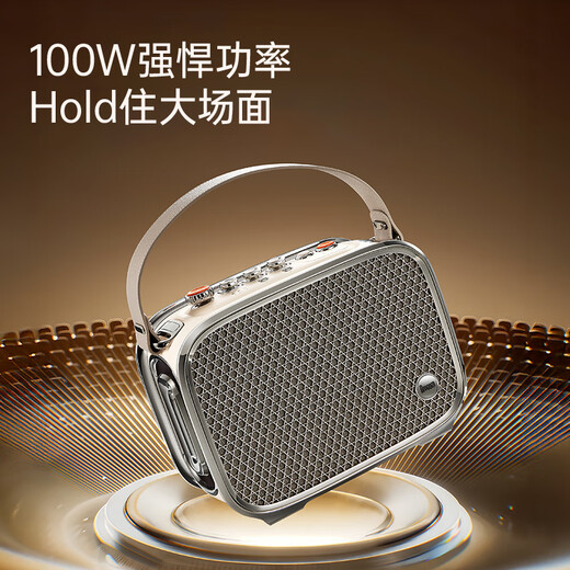 Divoom Oriental Qingluan playing and singing speaker Bluetooth home guitar instrument audio microphone outdoor K song square dance performance portable audio portable audio amplifier