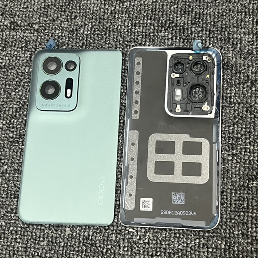 OPPO is suitable for OPPO FindN2 original back cover folding screen mobile phone back case FindN2 pure original glass battery cover F FindN2 black market original film back cover with lens