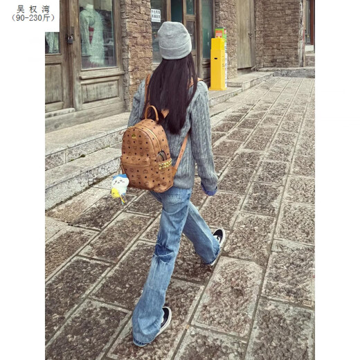 Wu Quanwan cra American fake two-piece Henry collar sweater men's autumn retro cable knit sweater cleanfit couple coat black upgraded version black upgraded version L