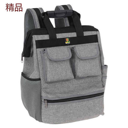 Yiluqi Backpack Tool Bag Multifunctional Electrical Elevator Repair Tool Backpack Large Capacity Hardware Tools Black Cloth Base Model