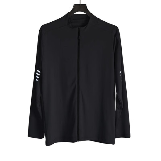 Bantang Jinse Cycling Jacket Sports Long Sleeve Men's Cycling Jacket Fitness Spring and Autumn Top Quick-Drying Dry Tight Stretch Running Training Black M _ Recommended 100-120 Jin Jin equals 0.5 kg