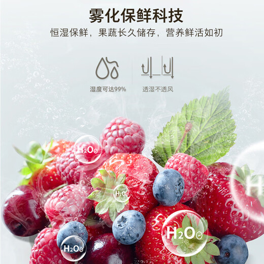 Toshiba (TOSHIBA) high capacity fully embedded 520L French multi-door refrigerator dual system dual cycle ultra-thin embedded glass panel freshness household frequency conversion GR-RF536WI-PG1D4 national subsidy