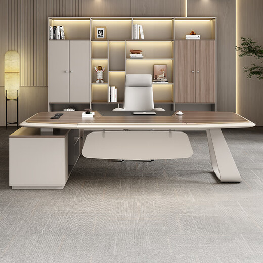 Semphia Boss Desk President Desk Light Luxurious and Attractive Leadership Desk Office Single Desk 1.8 Meters