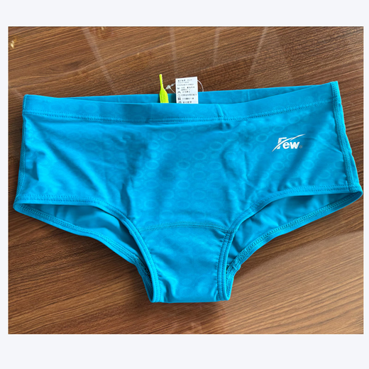 FEW men's swimming trunks triangle quick-drying fabric high elastic anti-chlorine professional swimming trunks M2135 blue M