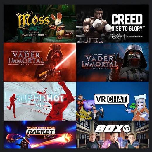 Xiye VR-Brille, 3D-Brille, virtuelle Realität, VR-Helm, am Kopf montiert, 3D-Film-VR-Game-Controller, Apple Android Universal Sherui Deluxe VR+ Controller, Huhn essen, Kopfhörer, Filme und Spiele