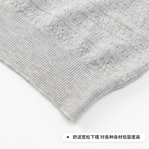 FivePlus new fall and winter pullover sweater, feminine, lazy, slim, round neck, long-sleeved, warm sweater, gray, one size fits all