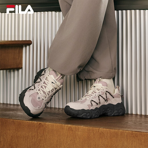 FILA official women's shoes cat claw 6th generation thick-soled casual shoes 2025 winter retro sports shoes