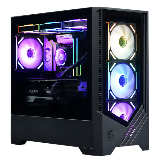 MSI Ultra7 265KF/5060Ti/5070Ti/5080 desktop assembly computer design rendering game e-sports Delta mobile computer host DIY complete machine configuration four 265KF box + RTX5070