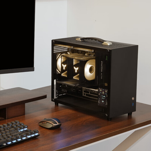 MSI Intel i5 12400F/ 225/5060/3050 live broadcast design e-sports game DIY desktop host assembly computer mini host portable ITX complete machine ULTRA Configuration 1丨12400F+3050