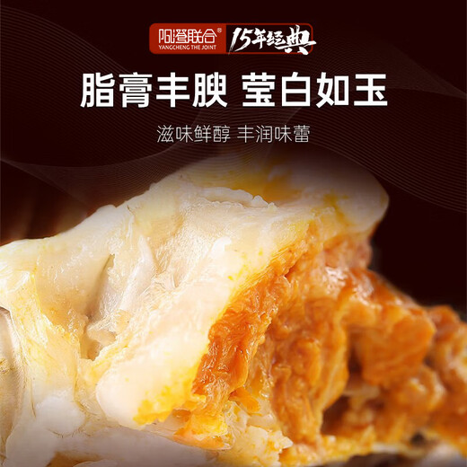 Live Crab Yangcheng United Fresh Hairy Crabs in Stock Male 4.0-4.3 Liang Female 3.0-3.3 Liang 4 Pairs of 8 Crabs Seafood Gift Box