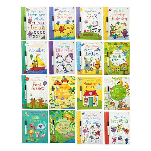 Thomas & Friends (THOMAS&FRIENDS) Cahier de pratique d'entrée pour la formation au contrôle du stylo à la maternelle, cahier d'alphabet anglais et de traçage des chiffres pour enfants, pour bébés de 4 et 3 ans Fourni au hasard - 10 volumes de thèmes pour filles - sans boîte de couleur