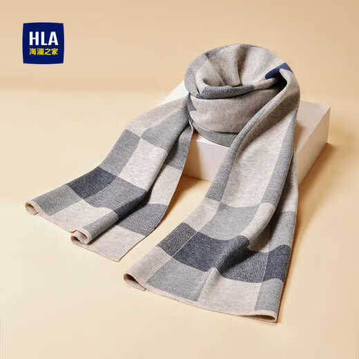 Heilan House (HLA) scarf for men, including woolen neck scarf, birthday gift for boys, boyfriend, husband, father, father gift box